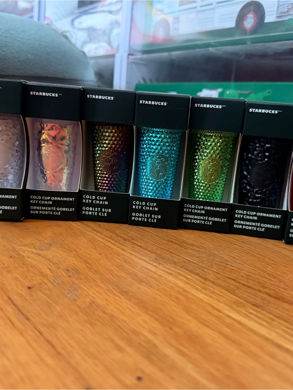 Starbucks Iridescent Cold Cup Key Chain - Assorted Colors 20 ea PM Color Choice